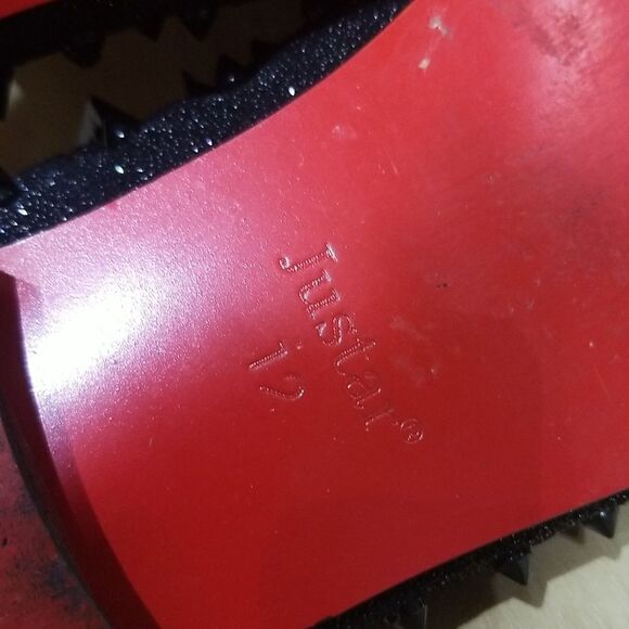 Justar Men's Studded Spikes Loafers Men's size 12 - Picture 9 of 9